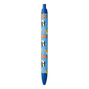 Stylo Noir Poisson clown et amis