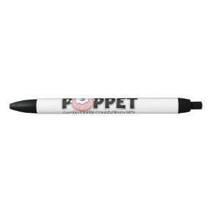 Stylo Noir Poppet et le logo Wolfpack