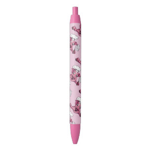Stylo Noir Porcin l'art drôle maniaque de porc de chef de