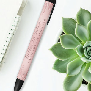 Stylo Noir Promotion commerciale de salon Rose Gold Glitter D