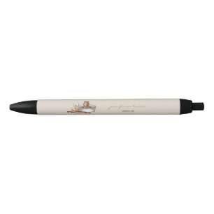 Stylo Noir promotion d'entreprise de céramique de poterie