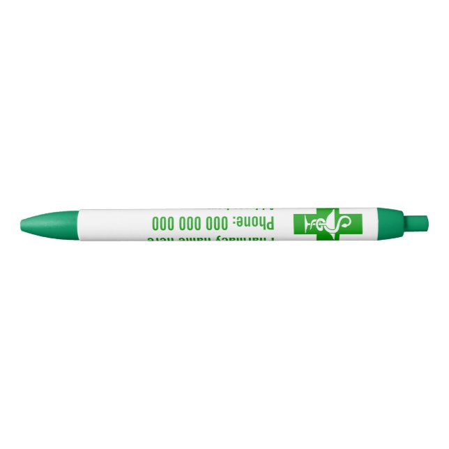 Stylo Noir Promotion pharmaceutique (Devant)