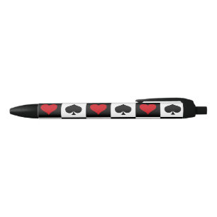 Stylo Noir Quatre combinaisons de cartes