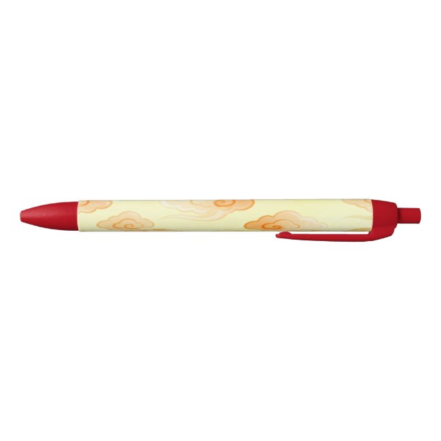 Stylo Noir Red Cream Lucky Clouds Pen (Bas)