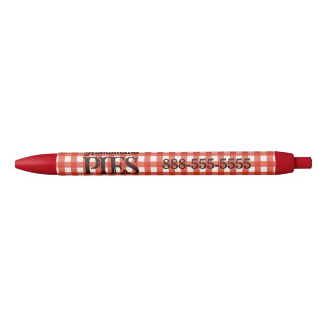 Stylo Noir Red Plaid Country Pique-nique Pique-nique Maison P (Devant)
