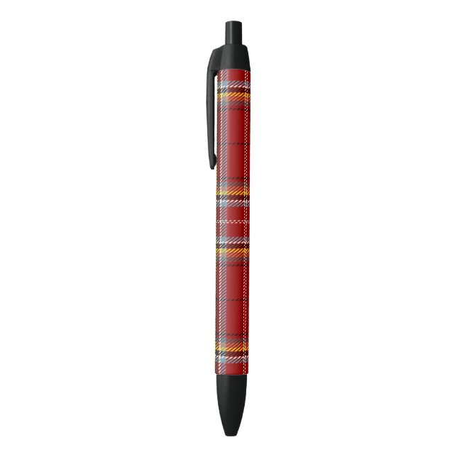 Stylo Noir Red Tartan (Haut (Vertical))