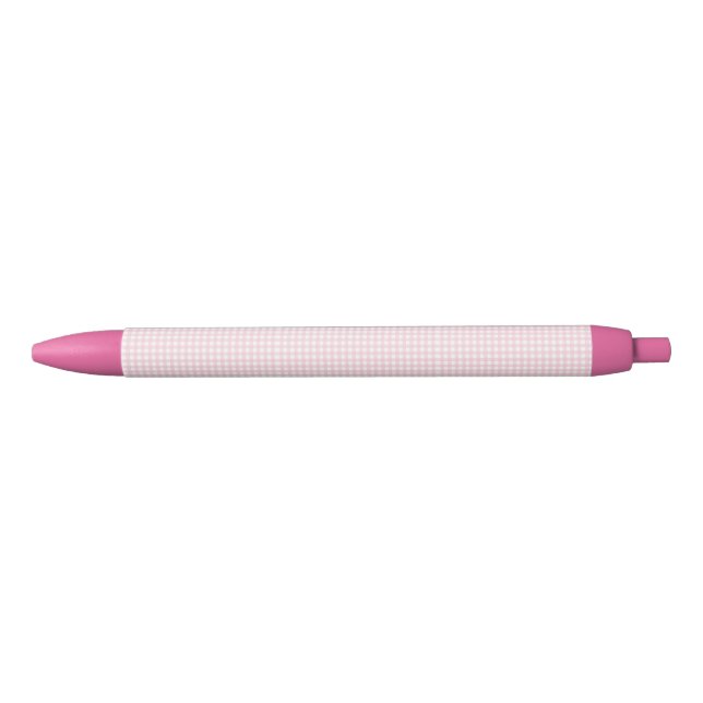 Stylo Noir Rose En vichy (Devant)