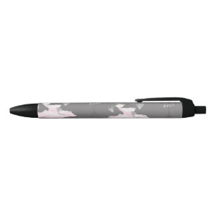 Stylo Noir Rose et gris couture ballerine fille capricieux mi