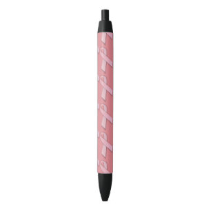 Stylo Noir  roses Carrelage Motif