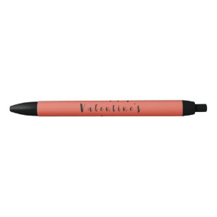 Stylo Noir Saint-Valentin 