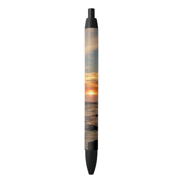 Stylo Noir San Diego Sunset II California Seascape (devant Vertical)
