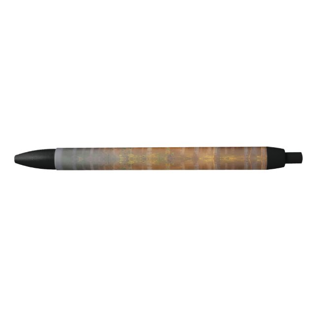 Stylo Noir Scène de la forêt de Misty (Devant)
