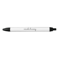 Script blanc | Monogramme élégant minimaliste mode