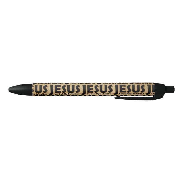 Stylo Noir Seigneur de JÉSUS de salut (Bas)