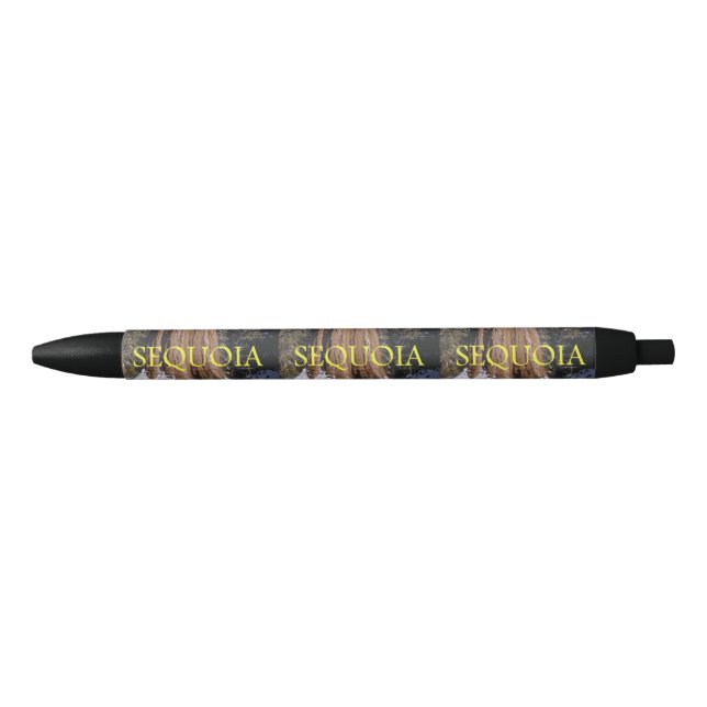 Stylo Noir Séquoia d'ABH (Devant)