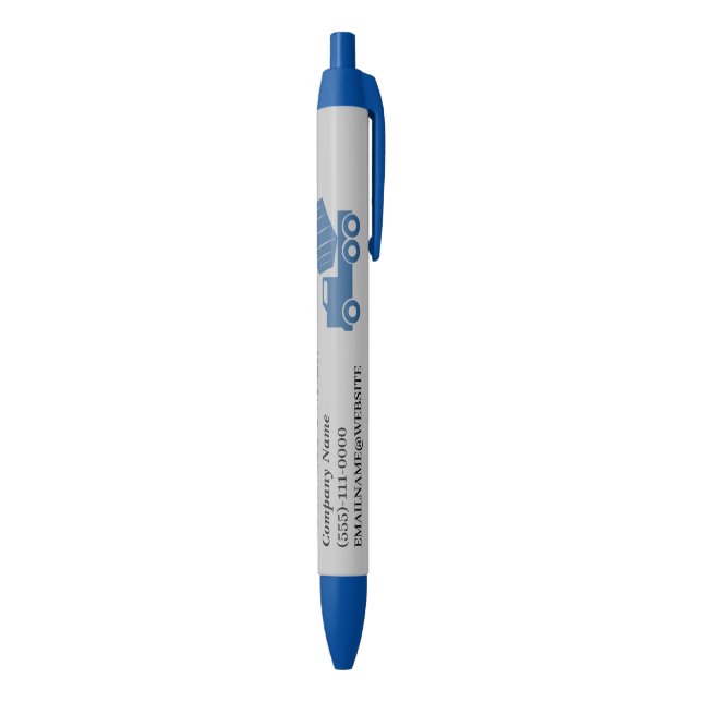 Stylo Noir Service de construction de camions Cement (Bas (Vertical))
