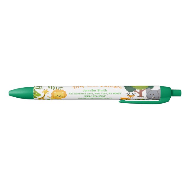 Stylo Noir Service de garde d'enfants Jungle Animal Business (Bas)