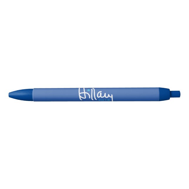Stylo Noir Signature Hillary Clinton (Devant)