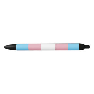 Stylo Noir SlipperyJoe's transgenre pride drapeau de la diver