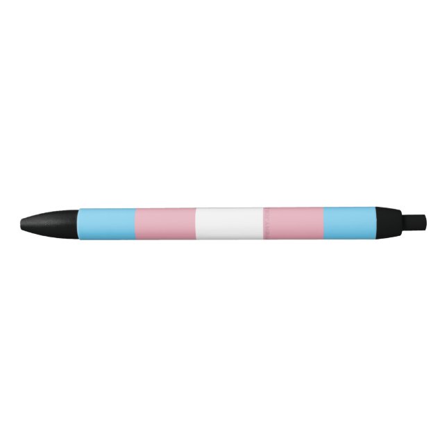 Stylo Noir SlipperyJoe's transgenre pride drapeau de la diver (Devant)