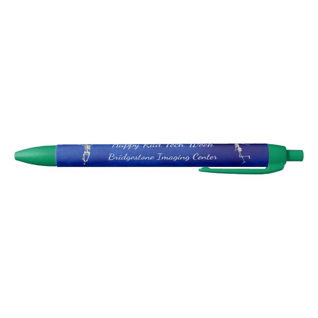 Stylo Noir Squelettes la semaine bleue de technologie de rad (Bas)