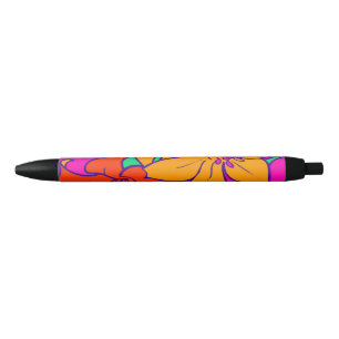 Stylo Noir Style hawaïen