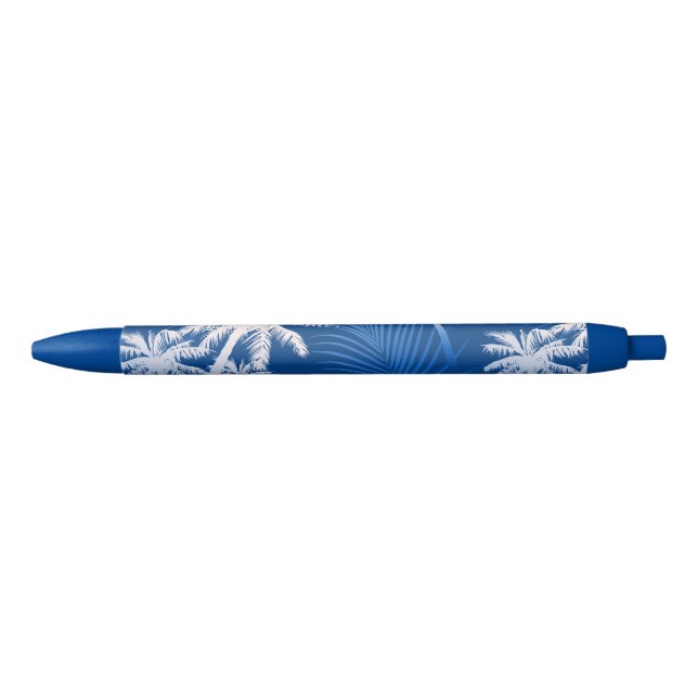 Stylo Noir Summer palm (Devant)