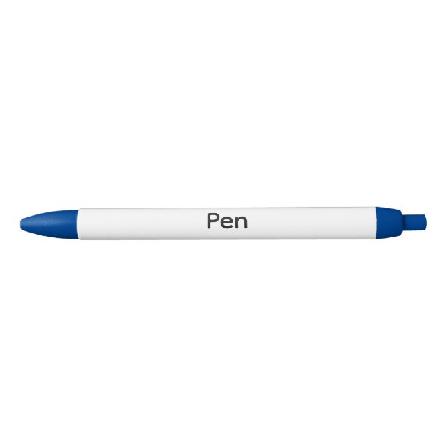 Stylo Noir Supprimer ce texte et ajouter votre propre concept (Devant)