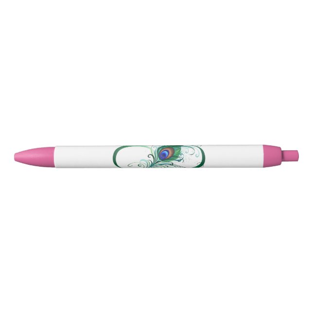 Stylo Noir Symbole de l'Infinity (Devant)