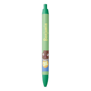 Stylo Noir Sympa chocolat chocolat bonbon bar personnage de d