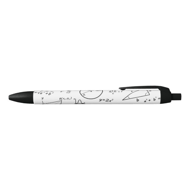 Stylo Noir Tableau blanc mathématique (Haut)