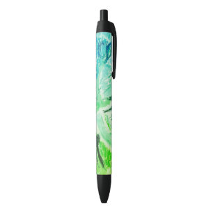 Stylo Noir Tableau Motif Abstrait