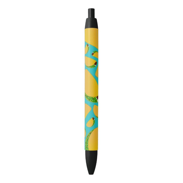 Stylo Noir Tacos de turquoise (devant Vertical)