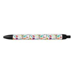 Stylo Noir Tapisserie aux couleurs Abstraites