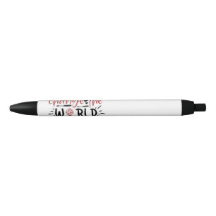 Stylo Noir Teacher Can Change The World