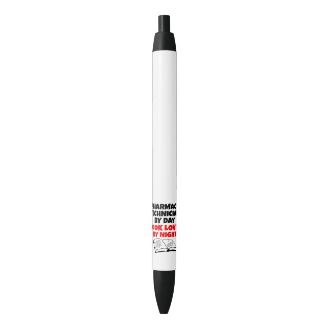 Stylo Noir Technicien En Pharmacie Aime Lire (devant Vertical)