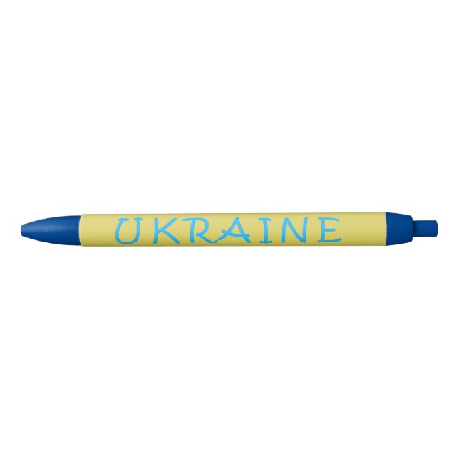 Stylo Noir Texte ukrainien (Devant)