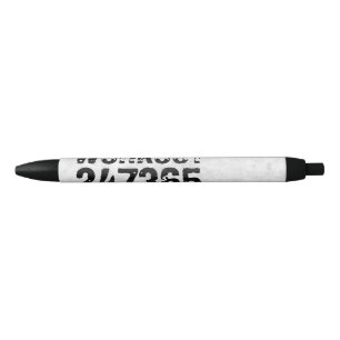 Stylo Noir Texte usé et rayé Workout 247365 rustique