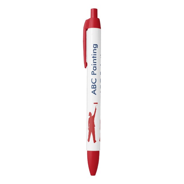 Stylo Noir Thème d'affaires de peintre (Haut (Vertical))