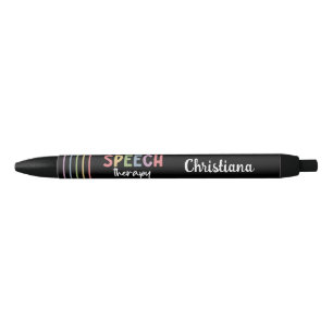 Stylo Noir Thérapie vocale SLP Thérapie vocale Cadeaux étudia
