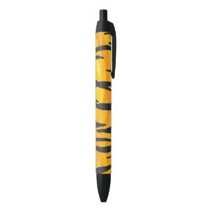 Stylo Noir Tiger noir et orange