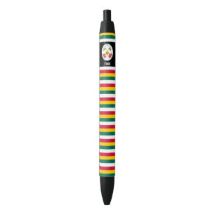 Stylo Noir Togo Drapeau mignon Patriotique