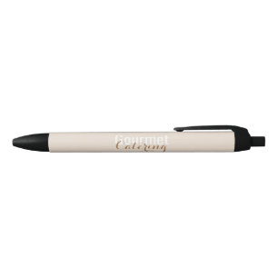 Stylo Noir Traiteur Gourmet