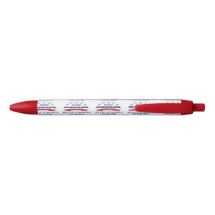Stylo Noir Trump 2024 Foi, famille, liberté