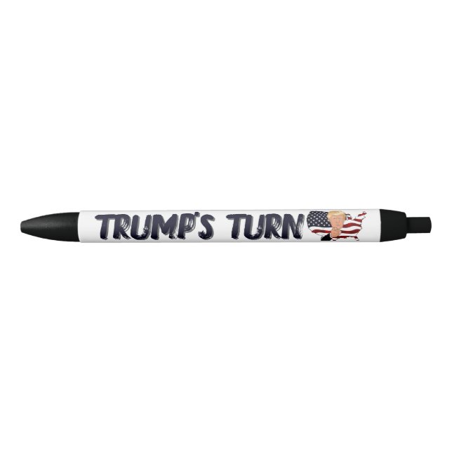 Stylo Noir Trump's turn pen (Devant)