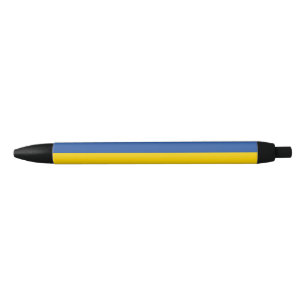Stylo Noir Ukraine Drapeau, Ukraine Pays Cadeau Patriotique