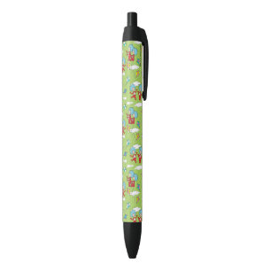 Stylo Noir Une chose deux Motif de cerfs-volants