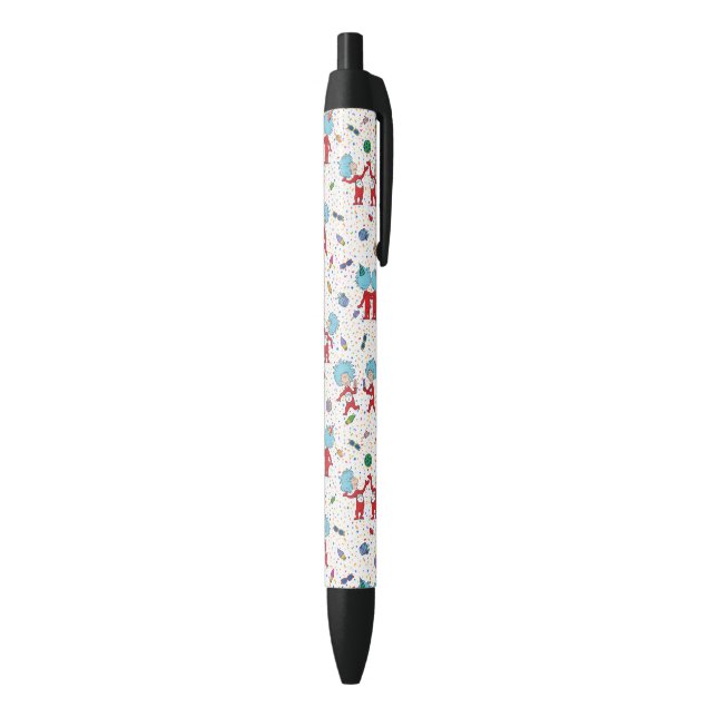 Stylo Noir Une chose deux Motif de fête (Bas (Vertical))