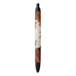 Stylo Noir Vache blanche Brown