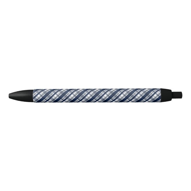 Stylo Noir Ventilateur sportif Dallas Marine Bleu Argent Plai (Devant)